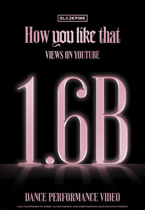 Blackpink's 'How You Like That' Choreography Video Surpasses 1.6 ...